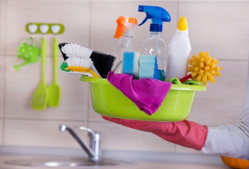 Professional move-in cleaning service for a Battersea flat with an empty living area