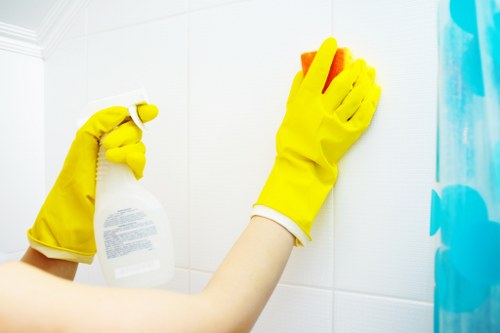 Sofa upholstery cleaning in a Battersea home near a living room window