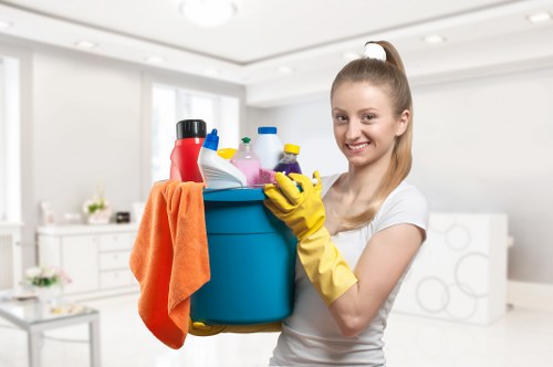 Professional cleaning for a Battersea retail unit with glass and floors