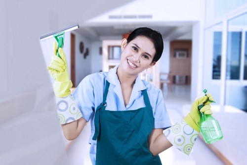 Scheduled commercial cleaning near Battersea Park and surrounding business premises